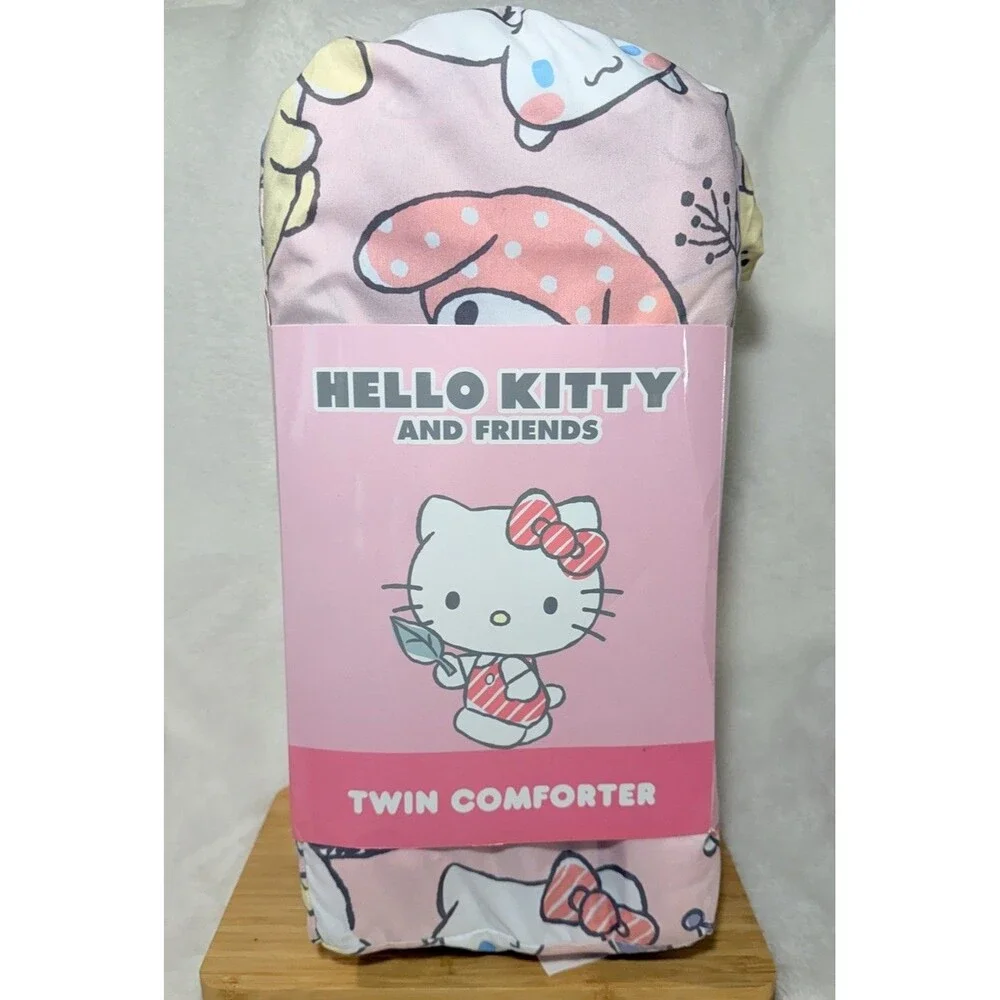 Hello Kitty Twin Comforter Sanrio Kids Bedding Set